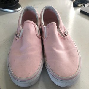 Baby Pink Slip On Vans